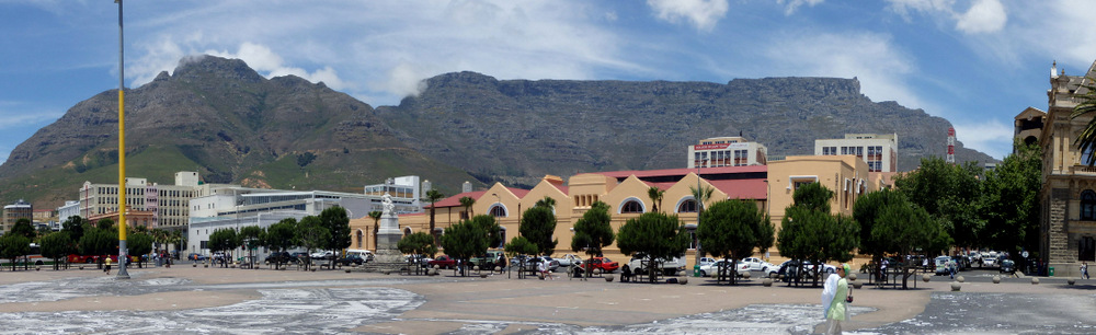 looking south at Table Mountain.